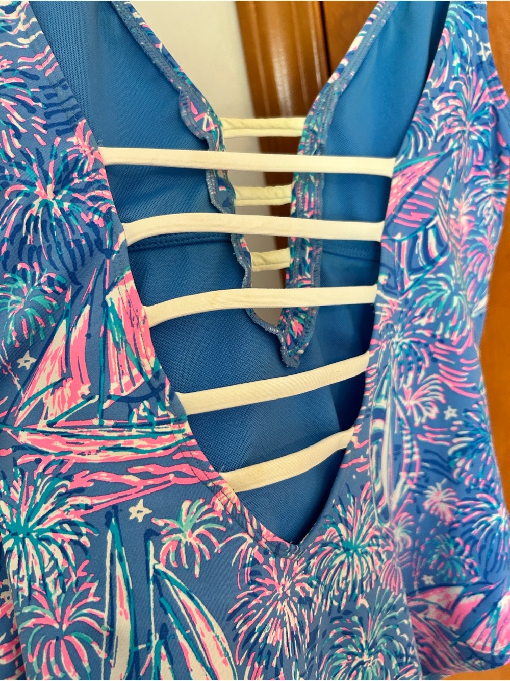 GUC Lilly Pulitzer patriotic family matching swim - Picture 7 of 16